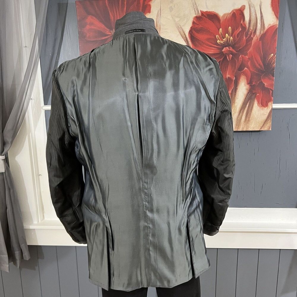 Calvin Klein Blazer Mens 👉Actual Size 44R👈‎ Wool Sport Jacket - Picture 11 of 13